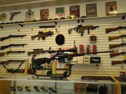 Firepower at the local gun shop.