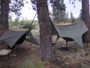 Free camping at La Grande's Morgan Lake municiple campsite.