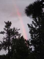 Rainbow at Morgan Lake.