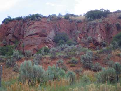 The red rock of Utah.